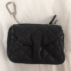 Trish leather travel makeup case